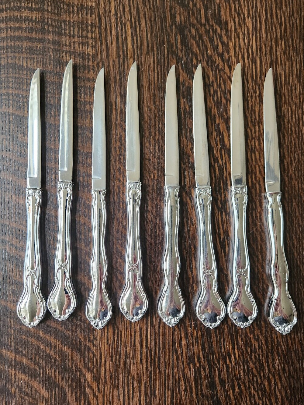 Carvel Hall Stainless Vintage CVH16 Steak Knives Set of 8 EUC $40